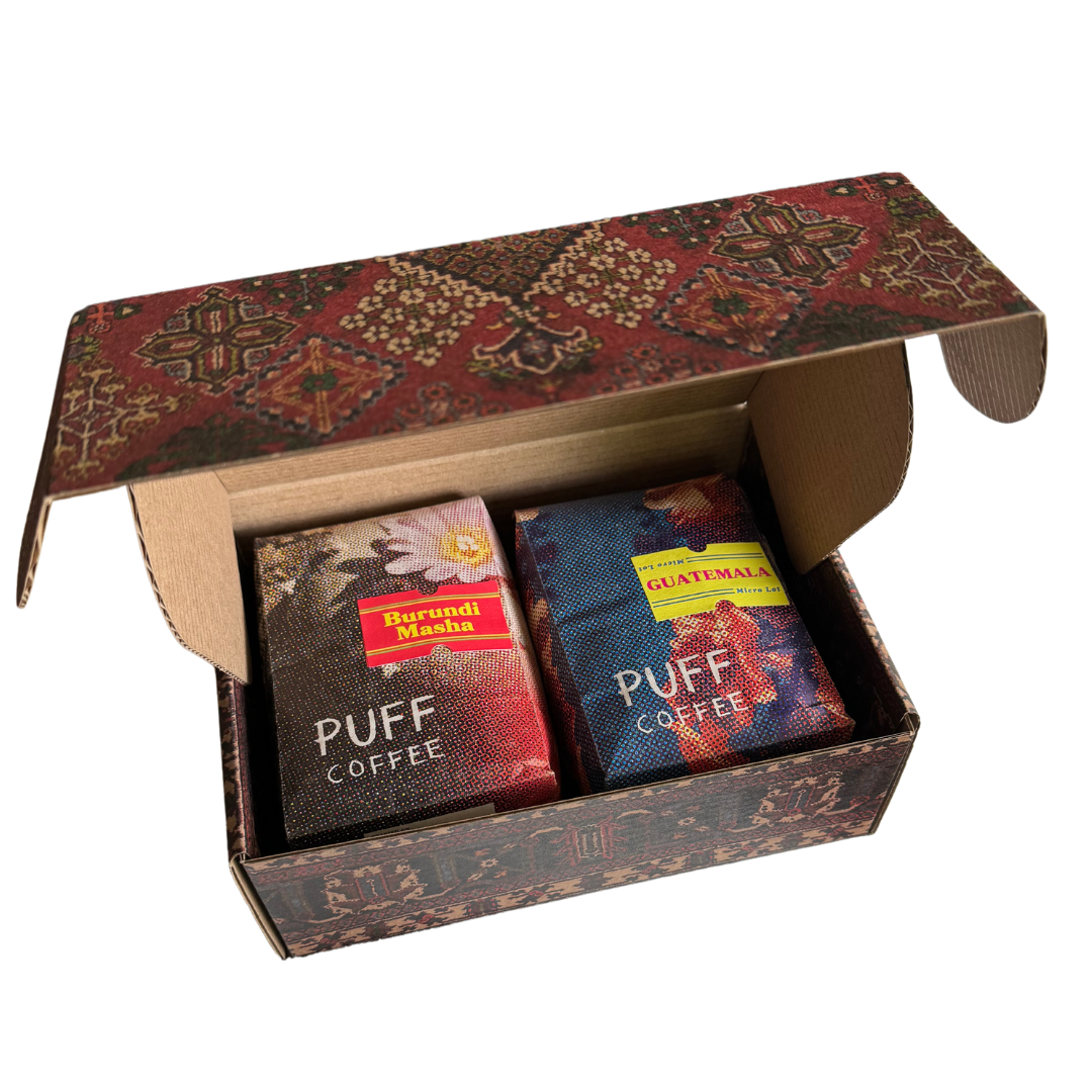 puff coffee perfect pair gift box