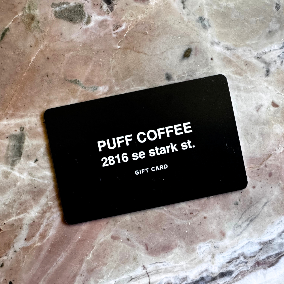 puff cafe gift card