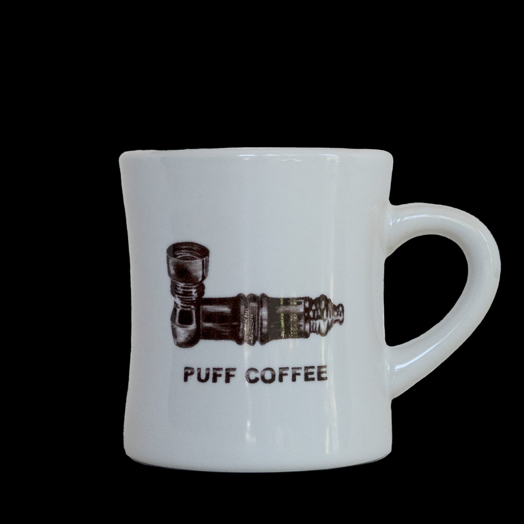 Puff Coffee Pipe Mug Diner Style